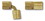 D. Lawless Hardware Barrel Hinge or Hidden Hinge - 12mm - Solid Brass
