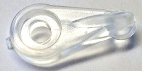 D. Lawless Hardware Bag Of 100 Plastic Retaining Clip - Clear - 15/16" - 1/8" Inset Nub