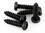 D. Lawless Hardware #2 X 1/2" Round Head Black Phillips - Bag of 25 Screws