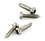 D. Lawless Hardware #3 X 1/2" Round Head Chrome Plated Phillips - Bag of 25 Screws
