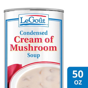 Legout Cream Of Mushroom Condensed Canned Soup, 50 Ounces, 12 per case