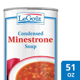 Legout Minestrone Condensed Canned Soup 51 Ounces - 12 Per Case