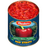 Dunbar 01015603060001 6/10 Red Pepper Strips Dunbar Label