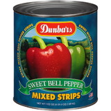 Dunbar Peppers Strip Red&Grn, 1 Each, 6 per case