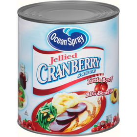 Ocean Spray Jellied Cranberry Sauce, 117 Ounce, 6 per case