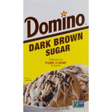 Domino Sugar & Sugar Packets, Dark Brown Sugar, 1 Pounds, 24 per case