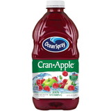 Ocean Spray Cranberry Apple Juice 64 Fluid Ounce Bottles - 8 Per Case