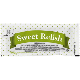 Portion Pac Sweet Relish, 3.96 Pounds, 1 per case