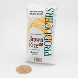 Producers Rice Mill Inc Long Grain Brown Rice, 25 Pounds, 1 per case