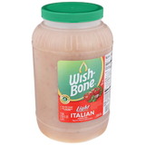 Wish-Bone Dressing Wishbone Italian Light Just 2 Good, 128 Fluid Ounces, 4 per case