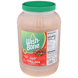 Wish-Bone Dressing Wishbone Italian Light Just 2 Good, 128 Fluid Ounces, 4 per case
