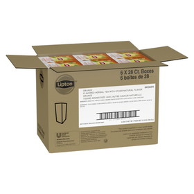 Lipton Hot Orange Tea Bags 28 Ct - 6 Per Case