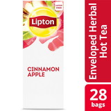 Lipton Tea Lipton Hot Cinnamon Apple Tea Bags, 28 Count, 6 per case