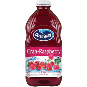 Ocean Spray Cranberry Raspberry Juice 64 Fluid Ounce Bottles - 8 Per Case