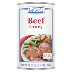 Legout Beef Heat &amp; Serve Gravy, 3 Pounds, 12 per case