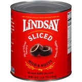 Lindsay Black Ripe Sliced Olives, 55 Ounces, 6 per case