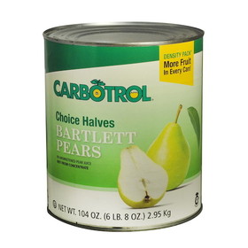 Carbotrol Fruit Pear In Juice, 104 Ounces, 6 per case