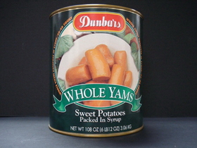 Dunbar Potato Sweet Whole 30-40 Count Insets, 1 Each, 6 per case