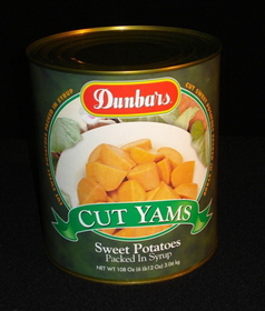 Dunbar 2009L603060001 6/10 Cut Sweet Potato Dunbar Label