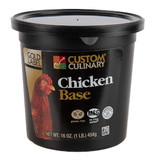 Gold Label No Msg Added Chicken Base Paste 1 Pound Tub - 6 Per Case