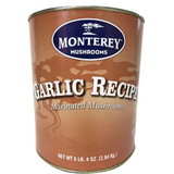 Monterey Whole Garlic Marinated Mushrooms 100 Ounces - 3 Per Case