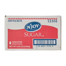 N'joy Sugar, 0.1 Ounce, 1000 per case
