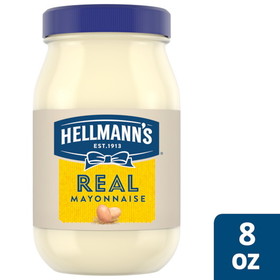Hellmann's Real Mayonnaise, 8 Fluid Ounces, 12 per case