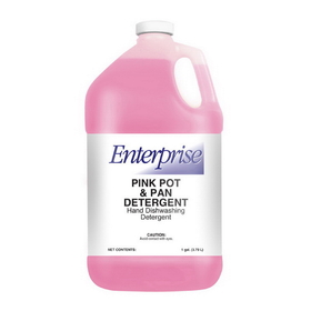 Enterprise Detergent Liquid Pink Pot &amp; Pan, 1 Gallon, 4 per case