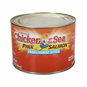 Chicken Of The Sea Traditional Pink Salmon Can, 64 Ounces, 6 per case