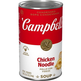 Campbell's Classic Chicken Noodle Condensed Shelf Stable Soup, 50 Ounces, 12 per case