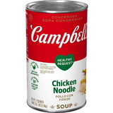 Campbell'S Classic Healthy Request Chicken Noodle Condensed Shelf Stable Soup 50 Ounce Can - 12 Per Case
