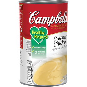 Campbell's Classic Healthy Request Cream Of Chicken Condensed Shelf Stable Soup, 50 Ounces, 12 per case