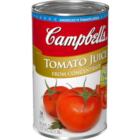 Campbell's Retail Tomato Juice, 46 Fluid Ounces, 12 per case