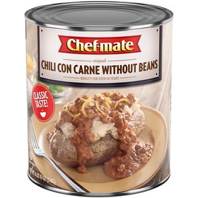 Chef-Mate Chili Original Carne Without Bean, 105.82 Ounces, 6 per case