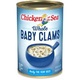 Chicken Of The Sea Whole Baby Clams, 10 Ounces, 12 per case