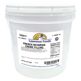Lawrence Foods French Bavarian CreMe, 20 Pounds, 1 per case