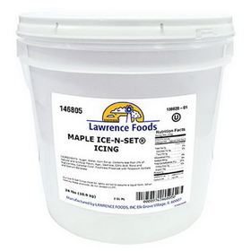 Lawrence Foods Ice-N-Set Maple Icing, 1 Pounds, 1 per case