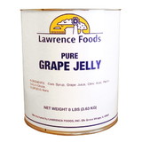 Lawrence Foods Pure Grape Jelly #10 Can - 6 Per Case