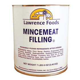 Lawrence Foods Mincemeat Filling, 7.5 Pounds, 6 per case