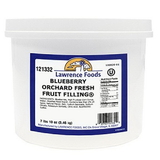 Lawrence Foods Blueberry Orchard Fresh Fruit Filling, 7.63 Pounds, 4 per case