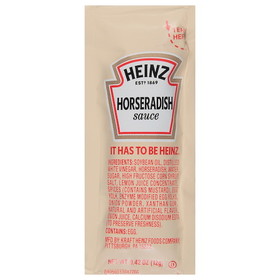 Heinz Kosher, Single Serve, Horseradish Sauce, 5.29 Pound, 1 per case