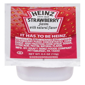 Heinz Single Serve Strawberry Jam, 6.25 Pounds, 1 per case