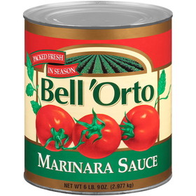 Bell 'Orto Sauce Marinara, 105 Ounce, 6 per case