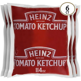 Heinz Tomato Ketchup Pouch, 7.125 Pounds, 7.13 Pounds, 6 per case