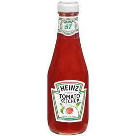 Heinz Glass Bottle Ketchup, 14 Ounce, 24 per case