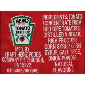 Heinz Single Serve Ketchup 9 Gram Packet - 200 Per Case