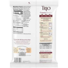 Trio Country Gravy Mix 21.975 Ounce Packet - 8 Per Case