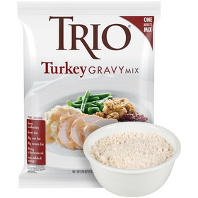 Trio Turkey Gravy Mix 20 Ounce Pouch - 8 Per Case
