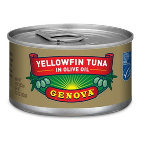 Genova Tonno Solid Light Yellowfin Tuna, 3 Ounces, 24 per case