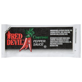 Red Devil Sauce Pepper Single Serve, 3 Pounds, 200 per case